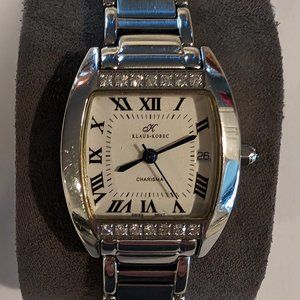 KLAUS KOBEC CHARISMA Registered Model KKL1928D, 14 Genuine Diamonds, Swiss Mvmt